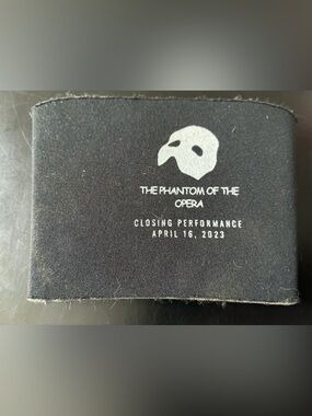 PHANTOM OF THE OPERA Closing Night Broadway Can Koozie 4/16/23 - Rare Cast Gift